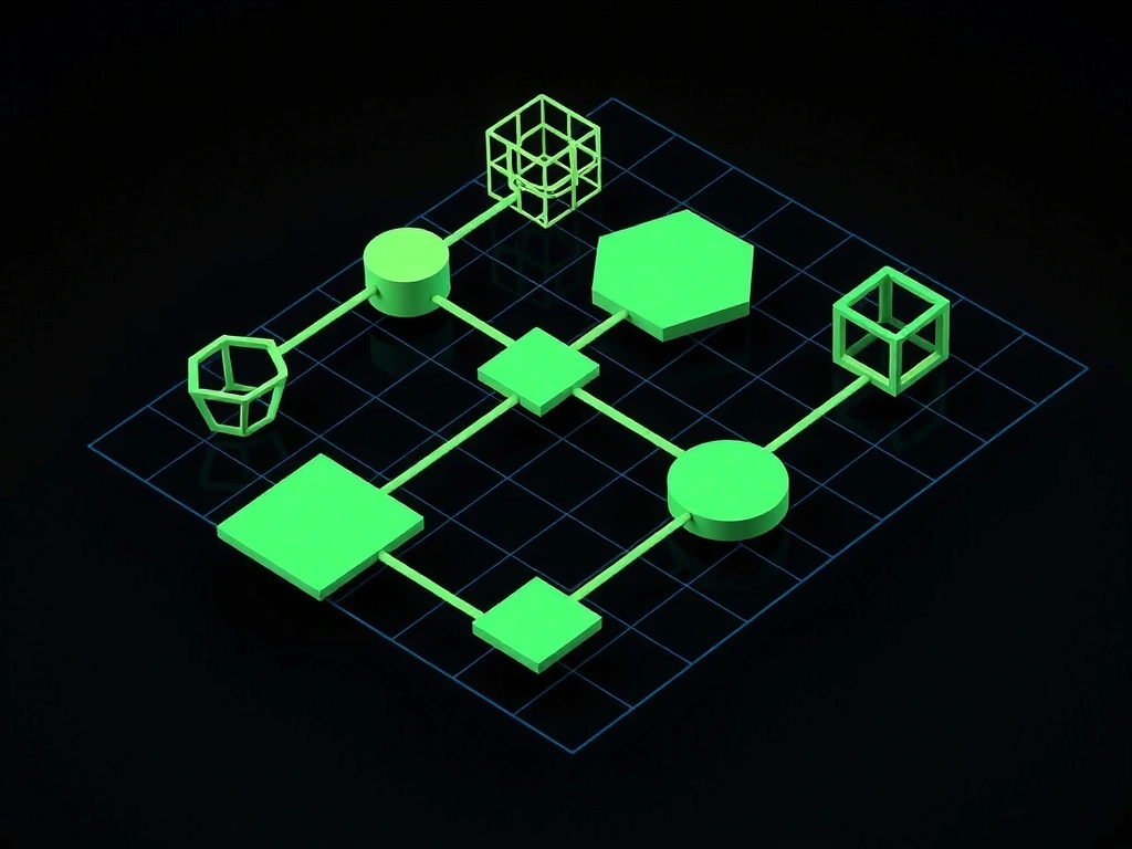 Abstract game mechanic schematic