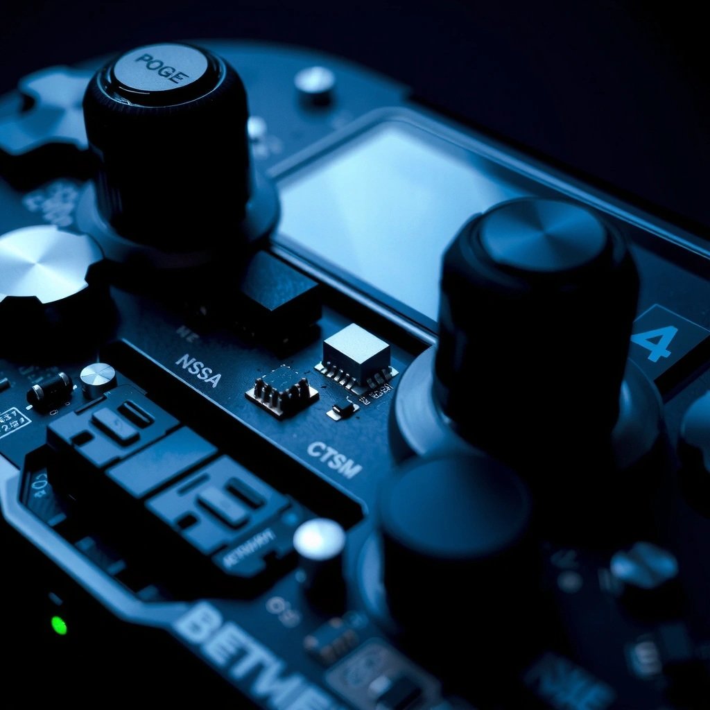 Game controller circuit board macro shot